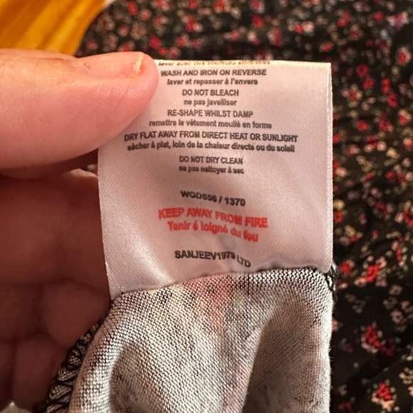 NWT Plus Size 26 Floral Spring Dress Knee Length - Picture 6 of 7